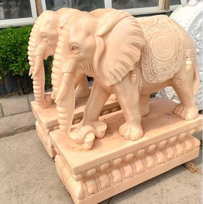 花崗巖石雕大象 寓意深遠的熱銷藝術品