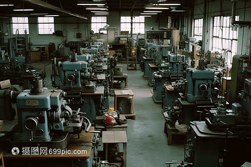 機(jī)械車間的大型設(shè)備
